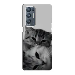 Чохол з малюнком кіт на Oppo Reno5 Pro Plus 5G (Пара котів)