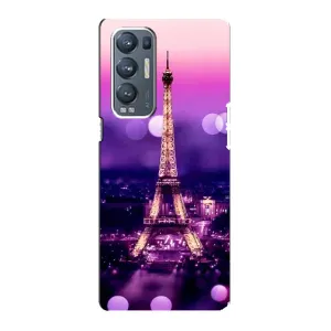 Чехол Эйфелева Башня для Oppo Reno5 Pro Plus 5G - (AlphaPrint) (Париж Башня)