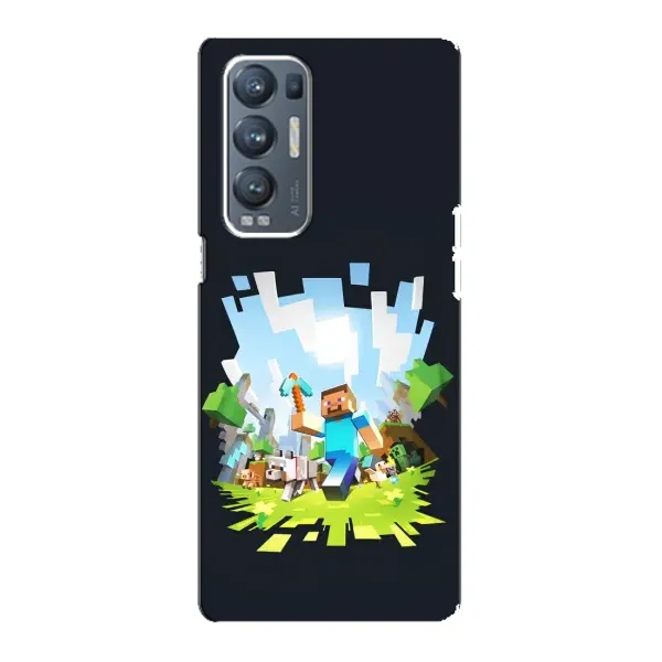 Чохол з принтом «персонажі Minecraft» для OPPO Reno5 Pro Plus (5G) Чохол з принтом «персонажі Minecraft» для OPPO Reno5 Pro Plus (5G)
