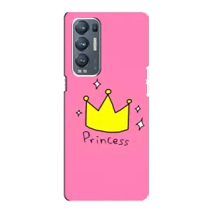 Чехол с картинкой (Стильные) для Оппо Рено 5 Про Плюс (5G) - (AlphaPrint) (Princess)