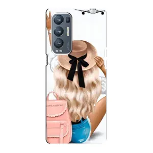 Чехол с печатью для Oppo Reno5 Pro Plus 5G - (Мода) (AlphaPrint) (Путешествие)