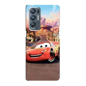 Силиконовый чехол Маквин для Oppo Reno5 Pro Plus 5G (Радиаторный Спрингс Маквин)