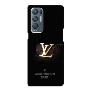 Чехлы Луи Витон для Oppo Reno5 Pro Plus 5G (AlphaPrint - LOUIS VUITTON) (ремешок LV)