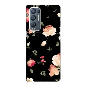 Чехлы с Цветами для Oppo Reno5 Pro Plus 5G (VPrint) (Розочки)
