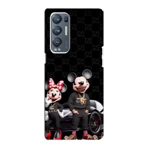 Чехол Disney Mouse Oppo Reno5 Pro Plus 5G (PREMIUMPrint) (Семья Маусов)