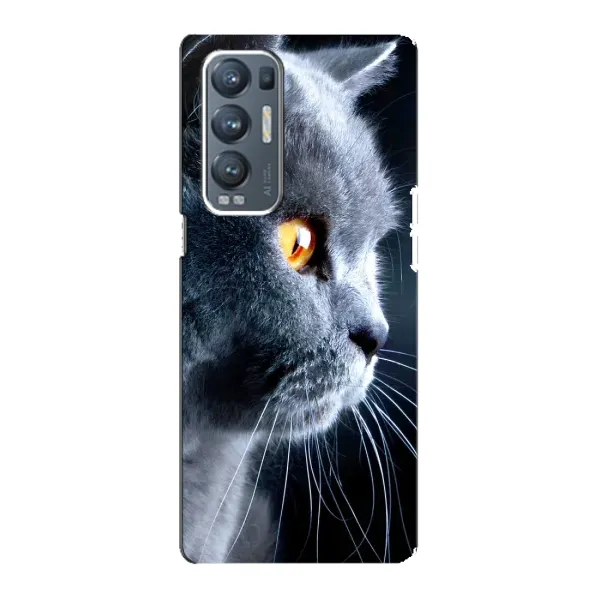 Чехол с принтом «Серый Кот» для OPPO Reno5 Pro Plus (5G) Чехол с принтом «Серый Кот» для OPPO Reno5 Pro Plus (5G)