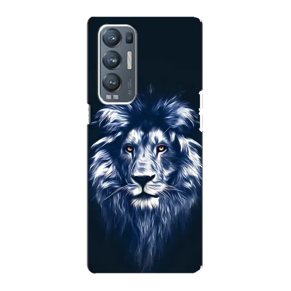 Чехол с принтом «Синий Лев» для OPPO Reno5 Pro Plus (5G) Чехол с принтом «Синий Лев» для OPPO Reno5 Pro Plus (5G)