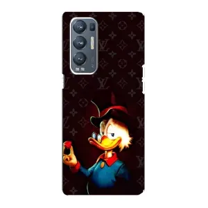 Чехлы для Oppo Reno5 Pro Plus 5G - Скрудж МакДак Louis Vuitton (PREMIUMPrint) (Скрудж с бриллиантом)