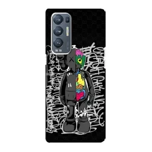 Чехлы для Oppo Reno5 Pro Plus 5G - Bearbrick Louis Vuitton (PREMIUMPrint) (Стиль Bearbrick)