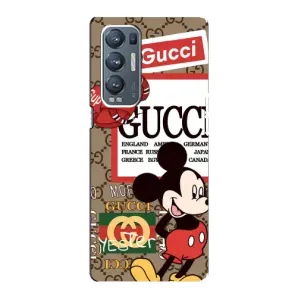 Чехол Disney Mouse Oppo Reno5 Pro Plus 5G (PREMIUMPrint) (Стильный Микки)