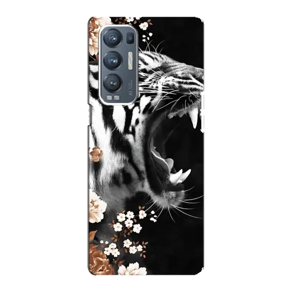 Чохол з принтом «Стильний ТИГР» для OPPO Reno5 Pro Plus (5G)
