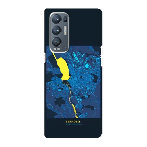 Чехол с принтом «Тернополь» для OPPO Reno5 Pro Plus (5G)