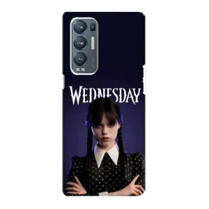 Силиконовый чехол с картинкой для Oppo Reno5 Pro Plus 5G (Wednesday)