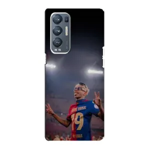 Чехол с футболистом Ламин Ямаль Oppo Reno5 Pro Plus 5G (Ямаль на стадионе)