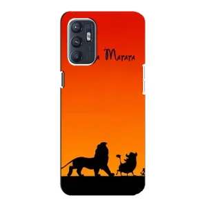 Чохол Король лев на OPPO Reno6 4G