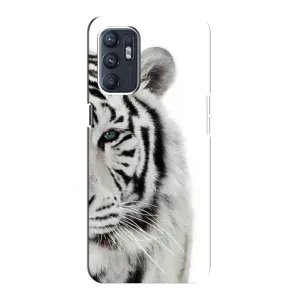 Чохли з картинкою животних Oppo Reno6 4G (Білий Тигр)