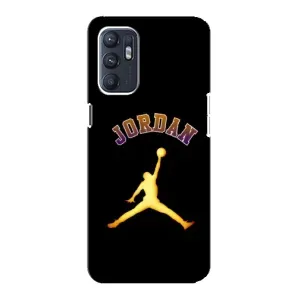 Чехлы для Oppo Reno6 4G - с картинкой JORDAN (AlphaPrint) (Jordan Gold)