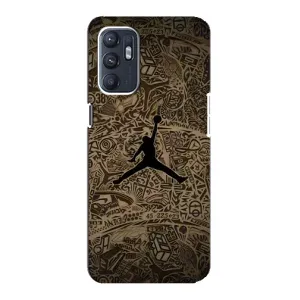 Чехлы для Oppo Reno6 4G - с картинкой JORDAN (AlphaPrint)