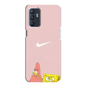 Чохол Губка Боб для OPPO Reno6 4G (Патрік і Губка)