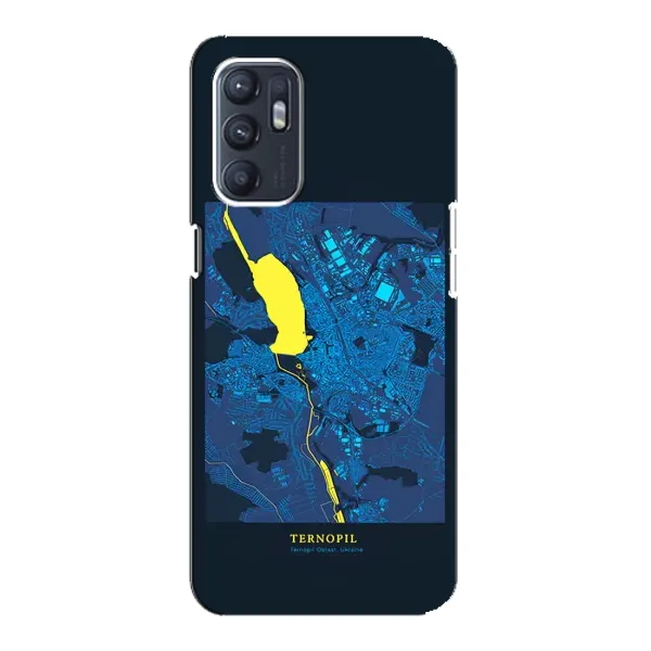 Чехол с принтом «Тернополь» для OPPO Reno6 4G