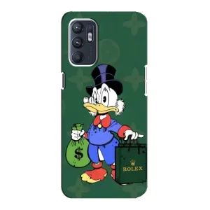 Чехли для Oppo Reno6 5G - Скрудж МакДак Louis Vuitton (PREMIUMPrint) (Богата Утка)