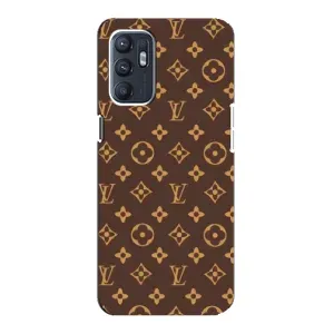 Чохли Луі Вітон для Oppo Reno6 5G (AlphaPrint - LOUIS VUITTON) (фон LOUIS VUITTON)