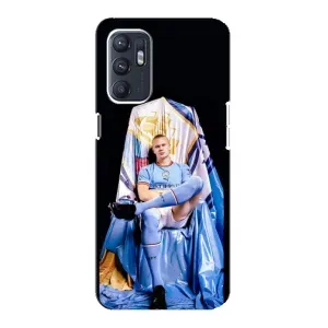 Чехлы с футболистом Ерлинг Холанд для Oppo Reno6 5G (AlphaPrint) (футболист Холанн)