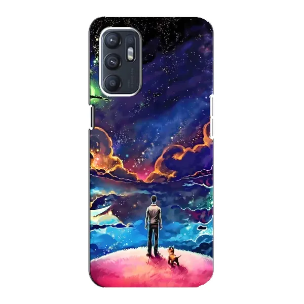 Чехол с принтом «Галактический вид» для OPPO Reno6 5G