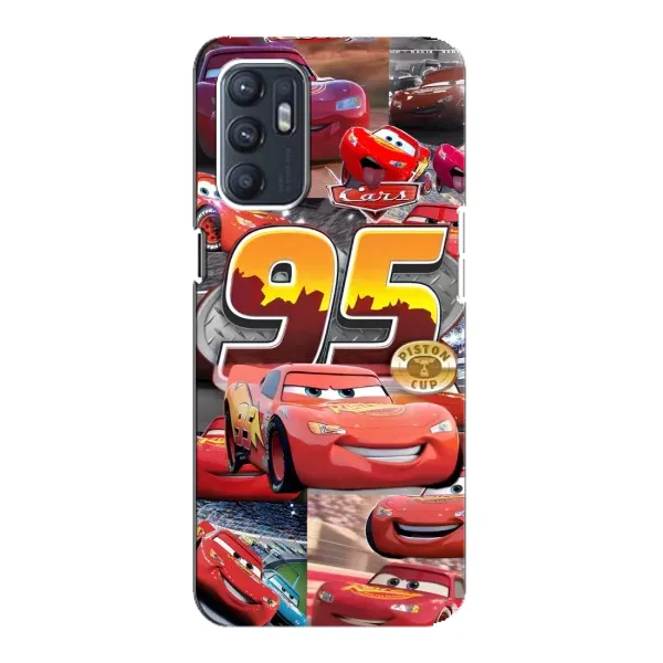 Чехол с принтом «Коллаж Молния Маквин» для OPPO Reno6 5G