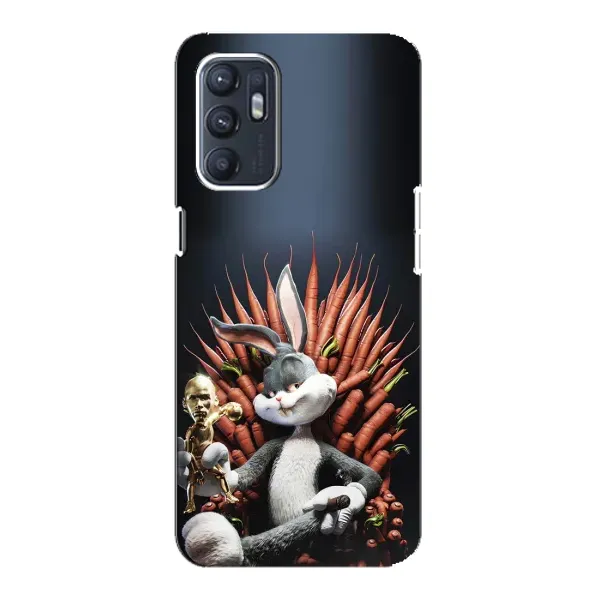 Чехол с принтом «Король Кролик» для OPPO Reno6 5G