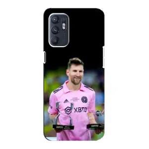 Чохли для OPPO Reno6 5G - Лео Мессі Маямі (Кубки Мессі)