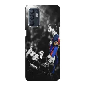 Чехлы Месси для Oppo Reno6 5G (AlphaPrint)
