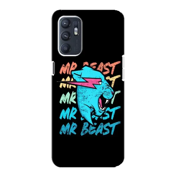 Чехол с принтом «logo Mr beast» для OPPO Reno6 5G