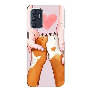Чохли з собаками для Oppo Reno6 5G (VPrint) (Любовь до собак)