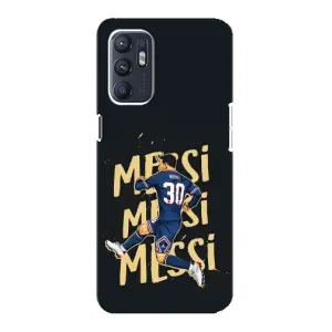 Чохли для Oppo Reno6 5G (Leo чемпіон) (AlphaPrint) (Messi ПСЖ)