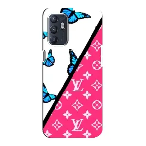 Бренднові Чохли для Oppo Reno6 5G - (PREMIUMPrint) (Мода LV)