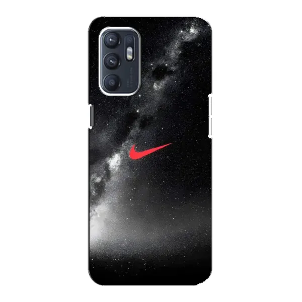 Чехол с принтом «Найк красный» для OPPO Reno6 5G