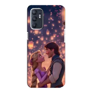Чохол Рапунцель для Oppo Reno6 5G (Принцеса та принц)