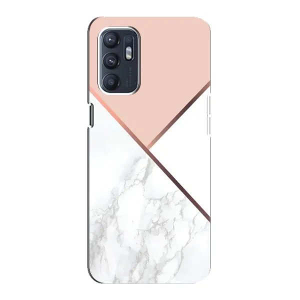 Чехол с принтом «Тройной мрамор» для OPPO Reno6 5G