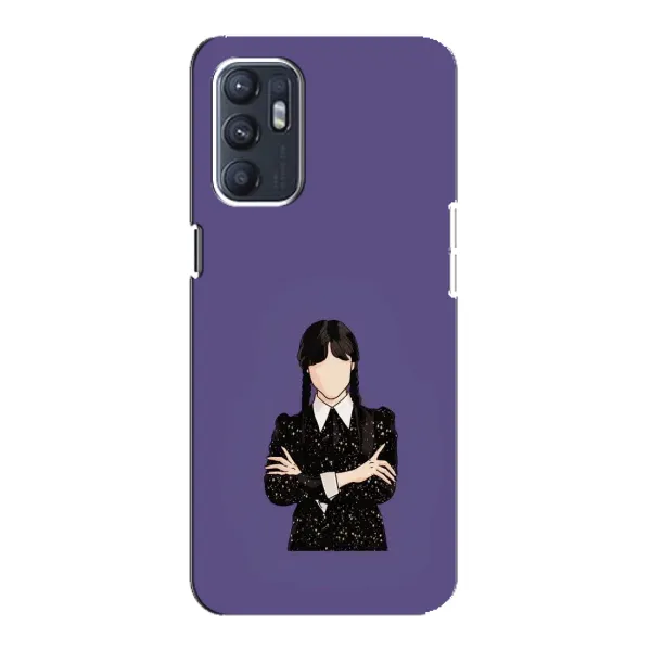 Чехол с принтом «Уэнздей в черном» для OPPO Reno6 5G Чехол с принтом «Уэнздей в черном» для OPPO Reno6 5G