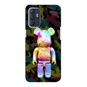 Чохли для Oppo Reno6 5G - Bearbrick Louis Vuitton (PREMIUMPrint) (Яскравий Bearbrick)
