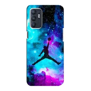 Чохли для Oppo Reno6 5G - з картинкою JORDAN (AlphaPrint) (Яскравий Джордан)