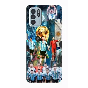 Чохли Мессі для Oppo Reno6 Z (AlphaPrint) (Аргентина Мессі)