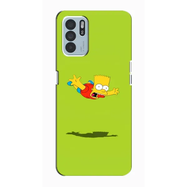 Чохол з принтом «Барт Сімпсон» для OPPO Reno6 Z Чохол з принтом «Барт Сімпсон» для OPPO Reno6 Z