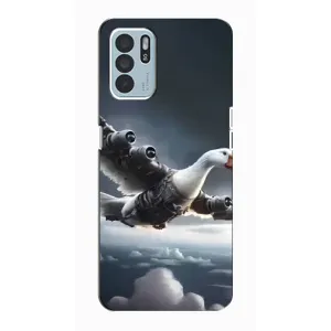 Чохол з мемом Тралалело тралала на Oppo Reno6 Z (Бомбардіні гусіні)