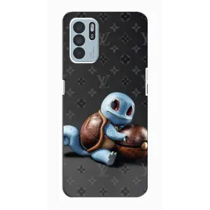Бренднові Чохли для Oppo Reno6 Z - (PREMIUMPrint) (Черепашка)
