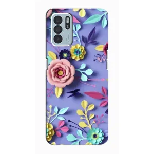 Чохли з квітами для Oppo Reno6 Z (VPrint) (Дизайн квітів)