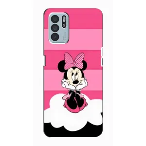 Эксклюзивный чехол для Oppo Reno6 Z (AlphaPrint - Мультяшные) (Девочка Maus)