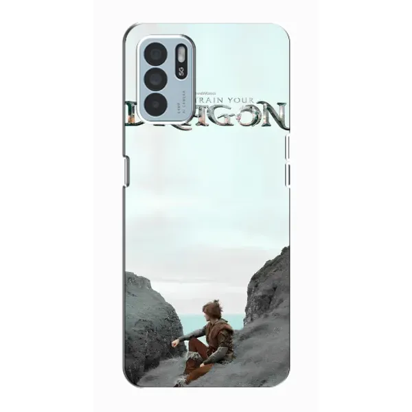 Чохол з принтом «Дракон лого» для OPPO Reno6 Z