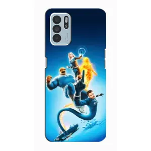 Чохол з принтом Фантастична четвірка для Oppo Reno6 Z (Герої Фантастична Четвірка)